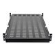StarTech.com 2U Sliding Server Rack Mount Shelf - 20 to 30in Adjustable Mounting Depth - Vented - 50lb - Heavy Duty Universal 19” Rack Shelf for Equipment Rack - 24in Deep