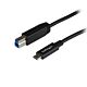 StarTech.com 3.3ft (1m) USB-B to USB-C Cable, USB 10Gbps, Data Cord, USB 3.2 Gen 2, USB-C Data Transfer Cable