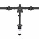 StarTech.com Desk Mount Triple Monitor Arm - Ergonomic VESA 3 Monitor Mount up to 27" - Articulating & Height Adjustable Pole Mount - Tilt/Swivel/Rotate LCD/LED Screen - Desk Clamp/Gmet
