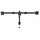 StarTech.com Desk Mount Triple Monitor Arm - Ergonomic VESA 3 Monitor Mount up to 27" - Articulating & Height Adjustable Pole Mount - Tilt/Swivel/Rotate LCD/LED Screen - Desk Clamp/Gmet