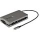 StarTech.com USB C Multiport Adapter - USB C to 4K 60Hz HDMI 2.0 - 2-Port 10Gbps USB Hub - 100W Power Delivery Pass-through - GbE - SD/MicroSD - USB Type-C Mini Dock - 10" Cable