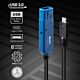 Lindy 43381 USB cable USB 3.2 Gen 1 (3.1 Gen 1) 8 m USB C USB A Black, Blue