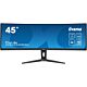 iiyama G-MASTER 45’’ Dual QHD VA panel with KVM switch, USB-C dock and RJ45 (LAN) and height adjustable stand
