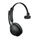 Jabra Evolve2 65 USB-A UC Mono with Charging Stand - Black