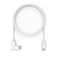 Compulocks 6ft Charge & Data USB-C to USB-C 90-Degree Cable Right Angle White