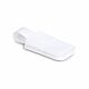 StarTech.com 3.5in (9cm) Cable Labels, 100 Pack, White, Hook-to-Hook Fastener Cable Tags, Write-On Cord Labels for Cable Management, Cord Identification Tags