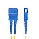 StarTech.com 30m (98.4ft) LC to SC (UPC) OS2 Single e Duplex Fiber Optic Cable, 9/125µm, 100G, Bend Insensitive, Low Insertion Loss - LSZH Fiber Jumper Cord