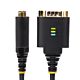 StarTech.com 2ft (60cm) 2-Port USB to Serial Adapter Cable, Interchangeable DB9 Screws/Nuts, COM Retention, USB-A to DB9 RS232, FTDI, Level-4 ESD Protection, Windows/macOS/CheOS/Linux - Rugged TPE Construction