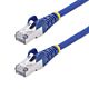 StarTech.com 50cm Blue CAT8 Ethernet Cable, Snagless RJ45, 25G/40G, 2000MHz, 100W PoE++, S/FTP, 26AWG Pure Bare Copper Wire, LSZH, Shielded Network Patch Cord w/Strain Reliefs, Individually Tested