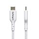 StarTech.com 3m (9.8ft) White USB-C Charging Cable, USB C Cable, USB 2.0 Type-C Laptop Charger Cord, 60W 3A Power Delivery, TPE Jacket, USB-C Data Transfer Cable, M/M
