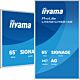 iiyama LH6581UHSG-1AG Signage Display Digital signage flat panel 163.8 cm (64.5") Wi-Fi 500 cd/m² 4K Ultra HD White Built-in processor Android 24/7