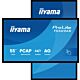 iiyama T5529AS-B1AG Signage Display Kiosk design 138.7 cm (54.6") LED Wi-Fi 450 cd/m² 4K Ultra HD Black Touchscreen Built-in processor Android 24/7