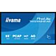 iiyama T6529AS-B1AG Signage Display Kiosk design 163.8 cm (64.5") LED Wi-Fi 420 cd/m² 4K Ultra HD Black Touchscreen Built-in processor Android 24/7