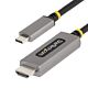 StarTech.com 10ft (3m) USB-C to HDMI Adapter Cable, 8K 60Hz, 4K 144Hz, HDR10, USB Type-C to HDMI 2.1 Video Converter Cable, USB-C DP Alt e/USB4/Thunderbolt 3/4 Compatible - USB-C Laptop to HDMI Monitor
