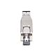 StarTech.com Gigabit Fiber to RJ45 Ethernet Media Converter Dongle, Optical Singlee 10km/Multie 800m, PoE Powered, Compact Design, Metal Housing, Micro Mini, TAA
