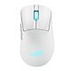 ASUS ROG Keris II Origin WHT mouse Gaming Right-hand RF Wireless + Bluetooth + USB Type-A Optical 42000 DPI