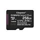 Kingston Technology 256GB microSDXC Canvas Select Plus Gen3 150MB/s A1 Card + Adapter