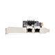 StarTech.com 2-Port Gigabit PCIe Network Adapter Card, 10/100/1000Mbps PCI Express NIC, Dual tek RTL8111H, Works with Windows and Linux, TAA Compliant