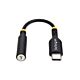 StarTech.com 5in (12.7cm) USB-C to 3.5mm TRRS Headphone/Headset Jack Audio Adapter, USB Type-C Aux Dongle, 32-bit DAC, Supports USB-C/Thunderbolt, Laptop/Phone/Tablet