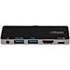 StarTech.com USB C Multiport Adapter - USB-C to 4K 60Hz HDMI 2.0, 100W Power Delivery Pass-Through Charging, 3-Port USB 3.0 Hub, Audio - USB-C Mini Dock - Portable USB Type-C Travel Dock