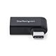 StarTech.com Right Angled USB-C to USB-A Adapter, USB 5Gbps, Compact USB-C Male to USB-A Female Adapter, Metal Housing, M/F