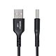StarTech.com 3ft (1m) USB-A to USB-C Charging Cable, Charge & Sync, 3A, USB 2.0, TPE Jacket - Black USB Charging Cord