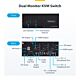 StarTech.com P2ADDH462-KVM-SWITCH KVM switch Black