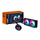 GIGABYTE AORUS WATERFORCE X II 240 AIO Liquid CPU Cooler - 2x120mm ARGB Fans, full-color LCD, DAISY-CHAIN, Intel LGA 1851 and AMD AM5 Compatible