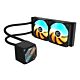 GIGABYTE GAMING 240 Liquid CPU Cooler- 2x120mm ARGB Fans, slide-in interlocking mechanism, DAISY-CHAIN, Intel LGA 1851 and AMD AM5 Compatible
