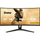 iiyama G-MASTER GCB3486WQSCP-B1 computer monitor 86.4 cm (34") 3440 x 1440 pixels UltraWide Quad HD Black