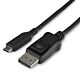 StarTech.com 3.3ft/1m USB C to DisplayPort 1.4 Cable - 8K/5K/4K USB Type-C to DP 1.4 Alt e Video Adapter Converter - HBR3/HDR/DSC - 8K 60Hz DP Monitor Cable - USB-C/Thunderbolt 3