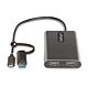 StarTech.com USB-C to Dual-HDMI Adapter - USB-C or A to 2x HDMI - 4K 60Hz - 100W Power Delivery Pass-Through - 1ft (30cm) Built-in Cable - USB to HDMI Multi-Monitor Converter for Laptop - TAA