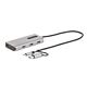 StarTech.com USB-C Multiport Adapter w/Attached USB-C to USB-A Dongle, Dual HDMI (4K30Hz/1080p60Hz), 3x USB-A 5Gbps, Mini Travel Dock, Laptop Docking Station, 1.3ft/40cm Cable