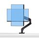 StarTech.com Monitor Desk Mount for up to 49in 32:9 Ultrawide Curved Screens, Mechanical Spring Arm, C-Clamp/Gmet, Tool-Less Adjustment, Max 44lb/20kg
