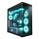 ARCTIC Xtender VG (Mirror Black) Premium E-ATX PC Case with Vertical GPU Mounting