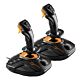 Thrustmaster T.16000M FCS SPACE SIM DUO Black, Orange USB Joystick Analogue / Digital PC