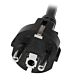 StarTech.com 2m (6ft) Computer Power Cord, 16AWG, EU Schuko to C19, 16A 250V, Black Replacement AC Power Cord, Printer Power Cord, PC Power Supply Cable, Monitor Power Cable - UL Listed