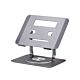 StarTech.com Rotating Laptop Stand, 360 Swivel, Ergonomic Desk Riser for Computer, Elevated Tray w/ Adjustable Tilt, Max 11lb/5kg, Aluminum Build, Portable Design
