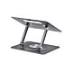 StarTech.com Rotating Laptop Stand, 360 Swivel, Ergonomic Desk Riser for Computer, Elevated Tray w/ Adjustable Tilt, Max 11lb/5kg, Aluminum Build, Portable Design