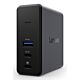 Lenovo X9 Charging GaN Dock Wired USB 3.2 Gen 2 (3.1 Gen 2) Type-C Grey