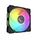 ASUS TUF Gaming TR120 ARGB Reverse Fan - Single Pack Computer case 12 cm Black