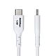 StarTech.com 6.6ft (2m) USB-A to USB-C Charging Cable, Charge & Sync, 3A, USB 2.0, TPE Jacket - White USB Charging Cord