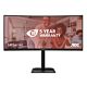 AOC E4 CU34E4CV computer monitor 86.4 cm (34") 3440 x 1440 pixels UltraWide Quad HD LCD Black