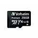 Verbatim Premium U1 256 GB MicroSDXC UHS-I Class 10