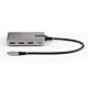 StarTech.com 4-Port USB-C Hub with USB-C DP Alt e Video Output 4K 60Hz - 3x USB-A, 1x USB Type-C, 100W Power Delivery Pass-Through, USB 3.2 10Gbps, 1ft/30cm Cable, Portable USB Hub