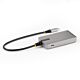 StarTech.com 4-Port USB-C Hub with USB-C DP Alt e Video Output 4K 60Hz - 3x USB-A, 1x USB Type-C, 100W Power Delivery Pass-Through, USB 3.2 10Gbps, 1ft/30cm Cable, Portable USB Hub