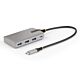 StarTech.com 4-Port USB-C Hub with USB-C DP Alt e Video Output 4K 60Hz - 3x USB-A, 1x USB Type-C, 100W Power Delivery Pass-Through, USB 3.2 10Gbps, 1ft/30cm Cable, Portable USB Hub
