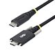 StarTech.com 6.6ft (2m) USB-C Charging Cable, Side Screw Locking, 240W (5A) PD EPR, Dual-Layer Silicone/Braided Jacket, USB 2.0 Laptop Charger Cable, USB-IF , Rugged USB-C Charging Cord