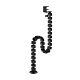Neomounts ADS06-131BL Cable spine - clamp-on design - universal