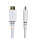 StarTech.com 10ft (3m) Premium  High Speed HDMI Cable, 4K 60Hz/1440p 144Hz, HDR10/HDCP 2.2/ARC, 18Gbps, UHD HDMI 2.0 Cord for TV/Monitor/Display, TPE Jacket, White